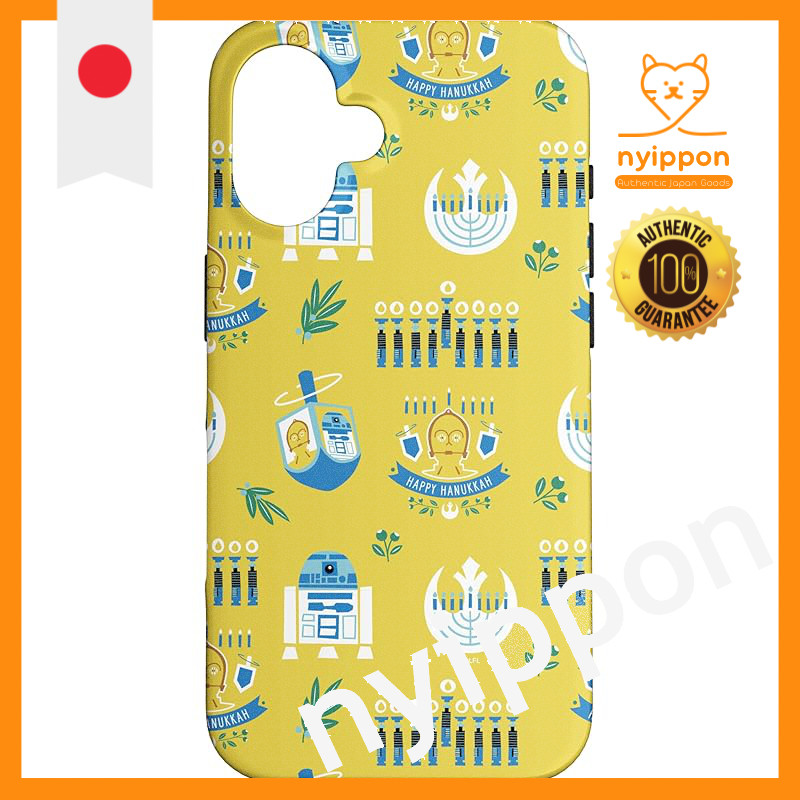 Star Wars Hanukkah R2-D2 C-3PO Galaxy Holiday Celebration Phone Case for iPhone Sizes S, M, L, O, XO
