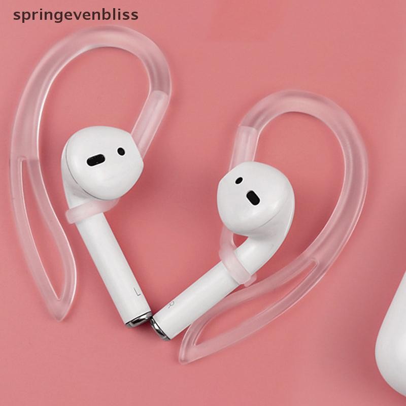 Springevenbliss 1 คู่หูฟังไร้สาย Earpods หูตะขอผู้ถือขนาดเล็กและเบาหูฟัง Anti Fall Anti-slip Hook หูฟังอุปกรณ์เสริมสําหรับ Air Pods Springevenbliss