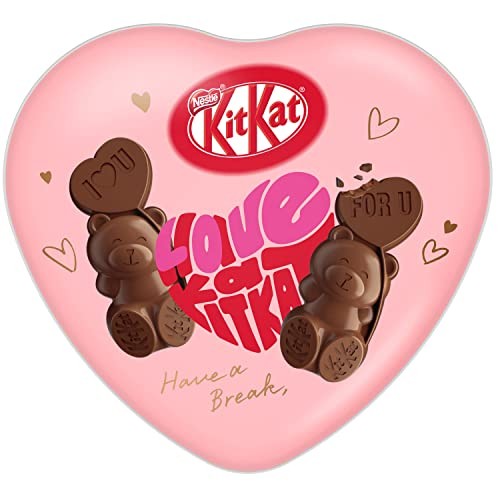 Nestlé Japan KitKat Heartful Bear Heart Can 7 pieces