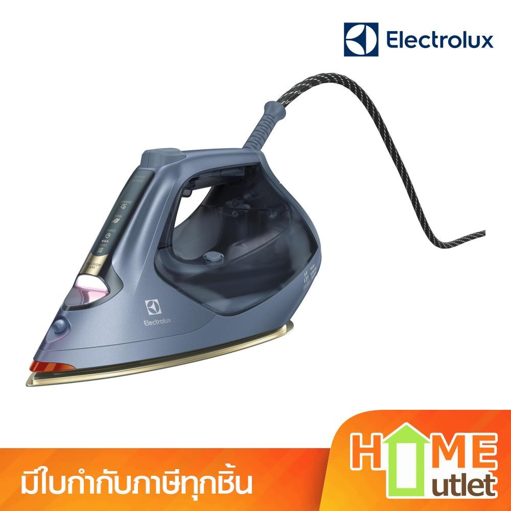 ELECTROLUX เตารีดไอน้ำ 2800 วัตต์ Digital หน้าเตารีดเคลือบ Sesiriium รุ่น E8SI1-80BM (20396)