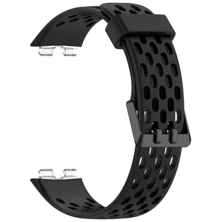 สายนาฬิกากีฬาซิลิโคน for Huawei Band 10 9 8 NFC กีฬาซอฟท์เปลี่ยนสายรัดข้อมือสายรัดข้อมือระบายอากาศกับสายยาง