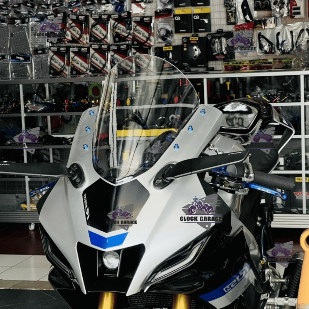 Clockgaragemotoshop กระบังหน้ากระจก R15 V4 เต็ม Jenong Winshield R15 V4 Jenong