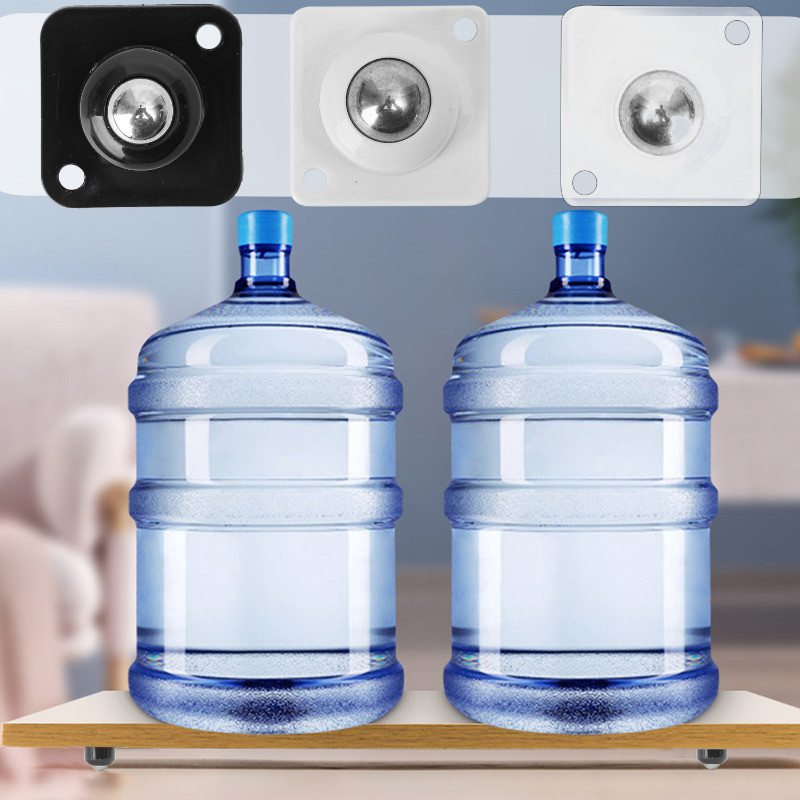 [ ที่โดดเด่น ] ลูกล้อลูกปัดหมุน 4 ชิ้น - รอกล่างตู้ - ลูกกลิ้งย้ายเฟอร์นิเจอร์ - ล้อสากลใบ้ - อุปกรณ์เสริมบ้าน - กาวในตัว ทนต่อการสึกหรอ - รูปที่ 5