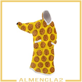 [Almencla2] ผ้าห่มมีฮู้ด แบบนิ่ม ลายการ์ตูนฮาโลวีน โอเวอร์ไซซ์ สําหรับห้องนั่งเล่น โซฟา