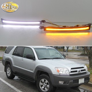 ไฟตัดหมอกไดนามิก LED ABS DRL 12V กันน้ํา สําหรับ Toyota 4Runner 4 Runner 2003-2005