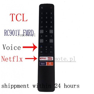 Rc901v FMRD ใหม่ ของแท้ รีโมตคอนโทรลทีวี LCD LED สําหรับทีวี TCL Voice TCL CHANNEL O KKO HD KHHONOHCK