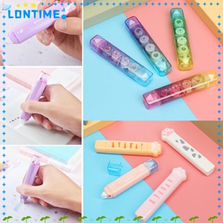 Lontime 2 in 1 ลูกกลิ้งสองด้าน ลายจุดน่ารัก สําหรับตกแต่งสมุดภาพ สํานักงาน