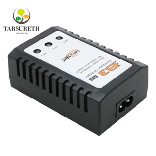 Tarsureth อะแดปเตอร์ชาร์จแบตเตอรี่ลิเธียม ปลั๊ก US EU 7.4V-11 100V-240V สําหรับเฮลิคอปเตอร์บังคับ