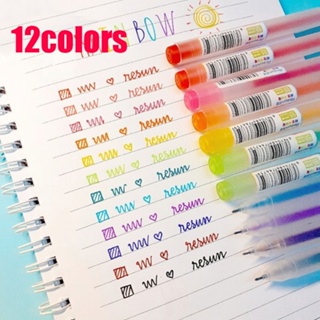 ปากกาเจล 12 สี คุณภาพสูง สําหรับนักเรียน