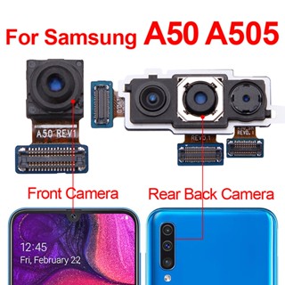 ของแท้ อะไหล่กล้องหลัก ด้านหน้า และด้านหลัง แบบเปลี่ยน สําหรับ Samsung A50 A505 Galaxy A50 A505 A505F