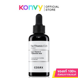 COSRX The Vitamin C 23 Serum 20g เซรั่มวิตามินซีบริสุทธิ์เข้มข้น23% ช่วยลดเลือนรอยดำรอยสิว ปรับผิวหมองคล้ำให้กระจ่าง...