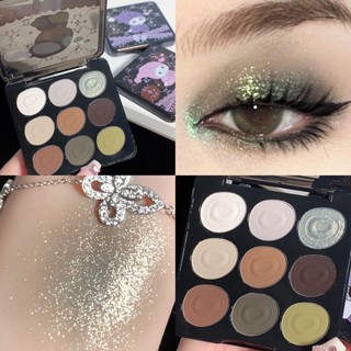 [Daily optimization] ZVEV cute nine-color eyeshadow plate highlight and makeup Integrated Plate matte earth color daily students Europe and America Flash 8/21