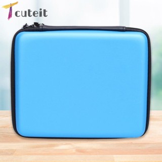 Tcuteit Nintendo 2DS กล่องเคส EVA แบบแข็ง มีซิป สําหรับจัดเก็บของ