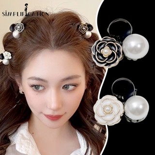 คลิปดอกทิวลิป สีแคนดี้ 1 ชิ้น / คลิปดอกคามิเลีย แฟชั่นวินเทจ / คลิปดาวน่ารัก หวานแหวว