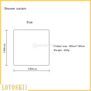 [Lovoski1] ผ้าม่าน กันน้ํา สําหรับตกแต่งห้องน้ํา คริสต์มาส