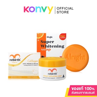 Rebirth Collagen Anti-Wrinkle Cream 100ml (Free Alright Super Whitening Soap 70g).