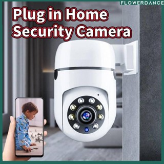 เสียบปลั๊ก Home Security กล้อง Wi-Fi หมุน Wifi Ptz Hd 1080p กล้อง Ip ในร่มกล้องวงจรปิด v380pro อินฟราเรดติดตามอัตโนมัติกล้อง Ip ไร้สายควบคุมแอพดอกไม้