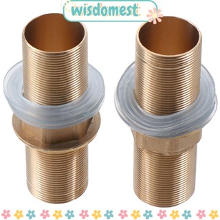 Wisdomest ชุดต่อขยายก๊อกน้ํา 10 ซม. สีเหลือง ทนทาน สําหรับห้องน้ํา 2 ชิ้น