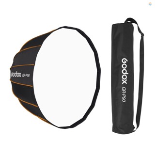 {Fsth} Godox ซอฟท์บ็อกซ์พาราโบลา 90 ซม. พร้อมกระเป๋าถือ สําหรับถ่ายภาพสตูดิโอ