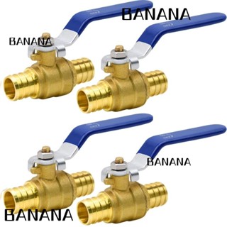 Banana1 วาล์วน้ํา ทองเหลือง ขนาดเล็ก 3/4 นิ้ว ตัวผู้ x ตัวผู้ 4 ชิ้น