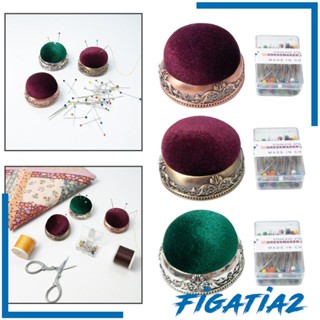 [Figatia2] หมอนรองเข็มเย็บผ้า พร้อมหมุด สําหรับงานฝีมือ