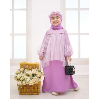 - Auryn Dress Kids Gamis Muslim Anak Responsibility Matt Tille Airflow Mix Tille Dot Tille l Lebaran