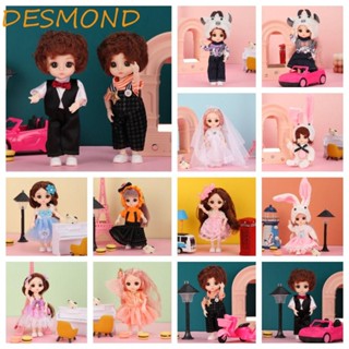 Desmond ตุ๊กตาเจ้าหญิงหูกระต่ายน่ารัก ข้อต่อขยับได้ ขนาด 17 ซม. ของเล่นแต่งตัว สําหรับเด็กผู้หญิง