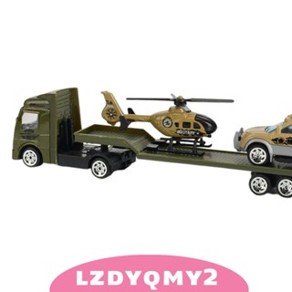 [Lzdyqmy2] ของเล่นรถบรรทุกลากจูง สเกล 1/64 ขับเคลื่อนด้วยแรงเสียดทาน สําหรับเด็ก