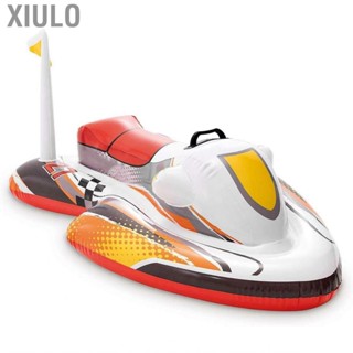 Xiulo Child Inflatable Raft Thick Safe Portable Ride On Kids Boat Toy for Swimming Pool