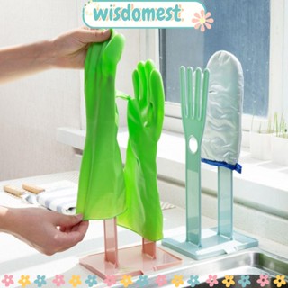 Wisdomest ชั้นวางถุงมือพลาสติก ถอดออกได้ อเนกประสงค์ สีฟ้า สีชมพู สําหรับห้องครัว