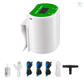 Automatic Watering System Timed Waterer Device Garden Terrace Drip Irrigation Kit for Potted Plants Vacation Watering