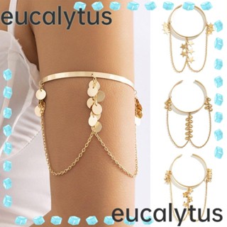 Eucalytus1 สายรัดแขน สร้อยข้อมือ พังก์ ปรับได้ สําหรับผู้หญิง เด็กผู้หญิง