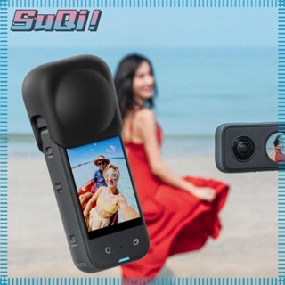 Suqi ฝาครอบเลนส์กล้องพาโนรามา ทนทาน อุปกรณ์เสริม สําหรับ Insta360 X3