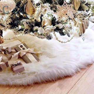 ⭐NEW ⭐Stylish Christmas Tree Skirt Apron Ornament Soft Plush Pad Xmas Party Home Decor