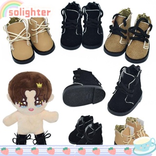 Solighter รองเท้าบูทแฟชั่น 20 ซม. สําหรับตุ๊กตา 1/12 DIY