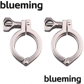 Blueming2 แคลมป์หนีบท่อ สเตนเลส 304 1.5 นิ้ว สีเงิน สําหรับบ้าน 2 ชิ้น