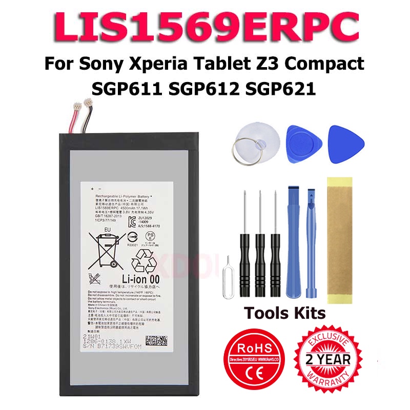 100% New Battery For Sony Xperia Tablet Z3 Compact SGP611 SGP612 SGP621 Batteria In Stock