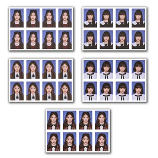 Kpop LE SSERAFIM โฟโต้การ์ด บัตรประจําตัว 2023 SEASONS GREETINGS School ID Photo HD บัตรสะสม ใบรับรองรูปภาพ โฟโต้การ์ด 1 นิ้ว