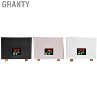 Granty Electric Water Heater  Multiple Protection 30-55℃ Tankless Constant Temperature for Kitchen Bathroom Shower Room