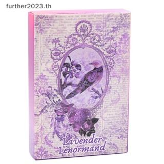 [FT] การ์ดเกมกระดาน Lavender Lenormand Oracle สําหรับครอบครัว [พร้อมส่ง]