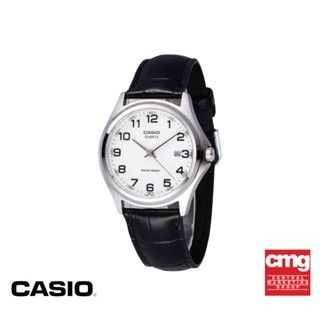 CASIO นาฬิกาข้อมือ CASIO รุ่น MTP-1183E-7BDF สายหนัง สีดำ