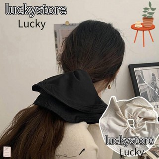 Lucky ยางรัดผม ริบบิ้นยืดหยุ่น ขนาดใหญ่ เครื่องประดับ สําหรับผู้หญิง