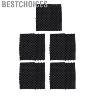 Bestchoices 5Pcs Acoustic Panels Studio Soundproofing Foam  Insulation Pads 50x50x4cm