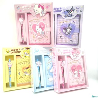 Sanrio Handbook Set Pu Leather Magnetic Buckle Box Handbook Hand Account Set The Korean Version Of The Daily Notepad TH1