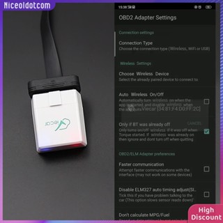 ❉Niceoldotcom❉  Viecar ELM327 V1.5 เครื่องมือวินิจฉัยรถยนต์ บลูทูธ 4.0 OBD2 สําหรับ Android IOS OBD2