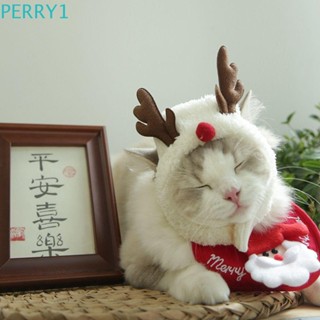 Perry ผ้าพันคอ ทรงสามเหลี่ยม ลายคริสต์มาส สําหรับสัตว์เลี้ยง
