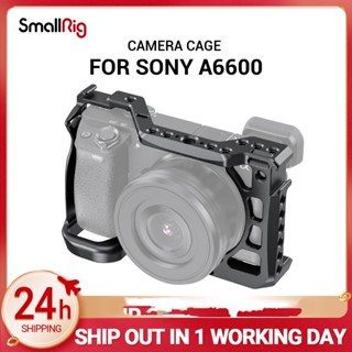 Smallrig กรงกล้อง A6600 พร้อมเมาท์โคลด์ชู รูเกลียว 1/4 สําหรับไมโครโฟน ไฟแฟลช Sony A6600 2493