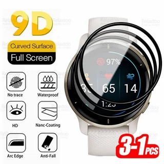 ฟิล์มกันรอยหน้าจอ HD ขอบสีดํา สําหรับ Garmin Venu SQ 2 Plus 2S