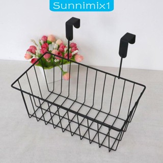 [Sunnimix1] ตะกร้าตาข่าย พร้อมตะขอ สําหรับจัดเก็บของ