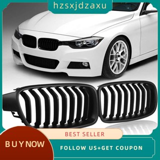 【hzsxjdzaxu】กระจังหน้ารถยนต์ F30 สีดําด้าน สําหรับ BMW 3 Series F30 F31 F35 2012-2018